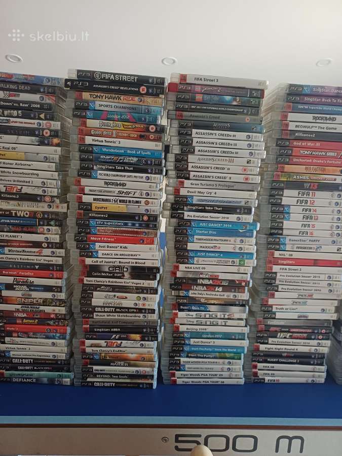 PS3 zaidimu kolekcija skaitom aprasyma - nuotraukos Nr. 3