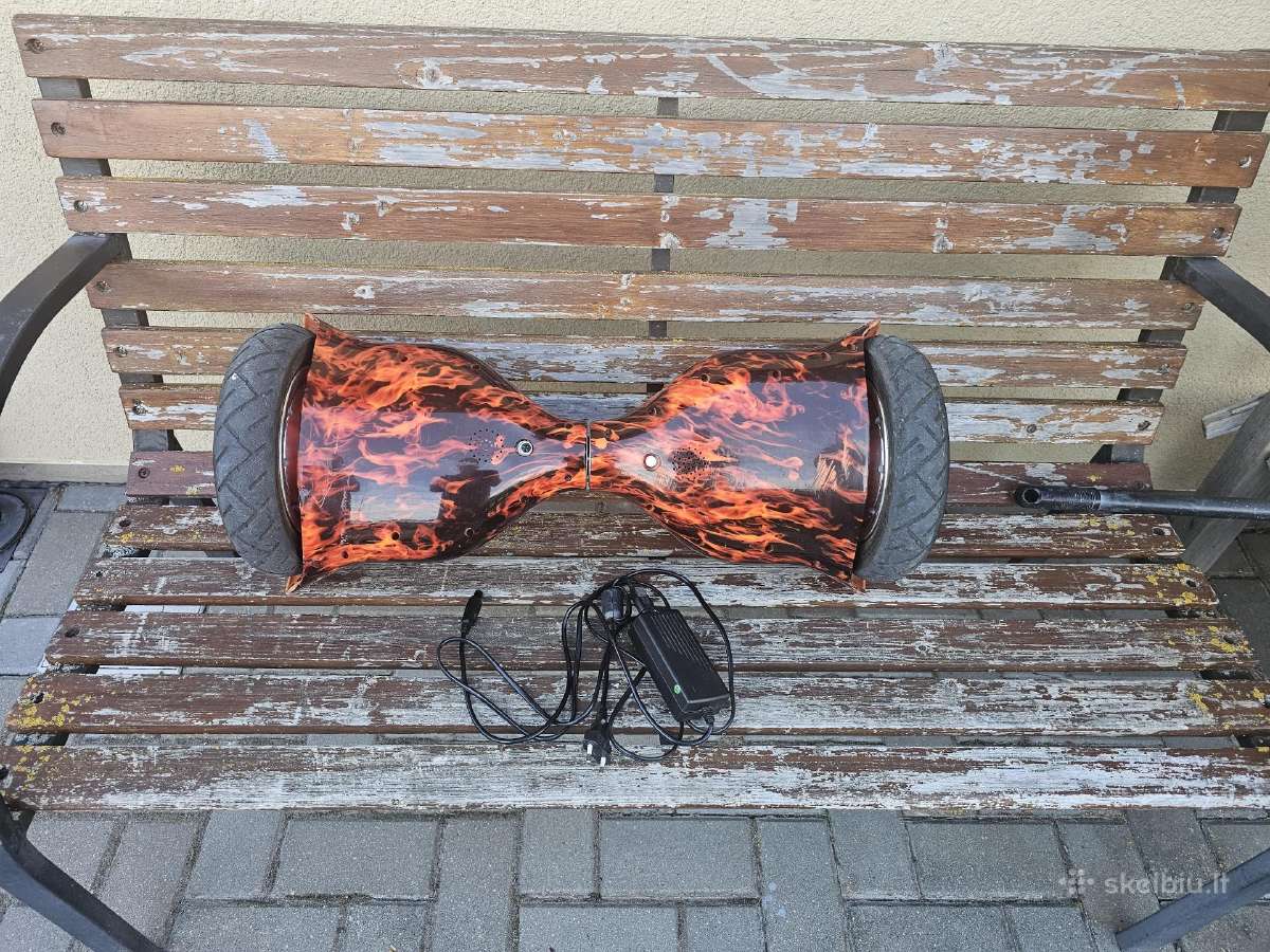 Du riedžiai (hoverboard) 10" Naujomis baterijomis - nuotraukos Nr. 11