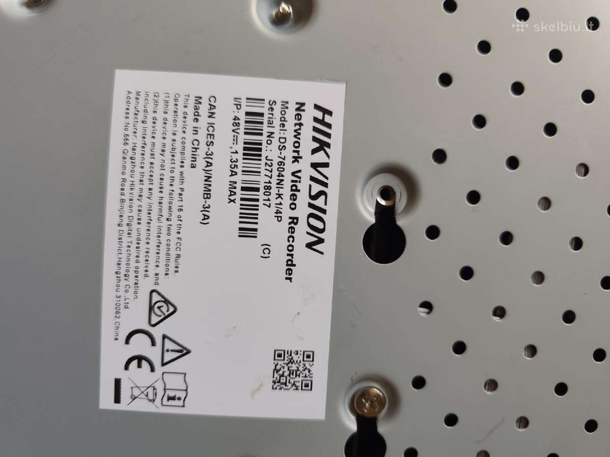Hikvision nvr su kameromis - nuotraukos Nr. 4