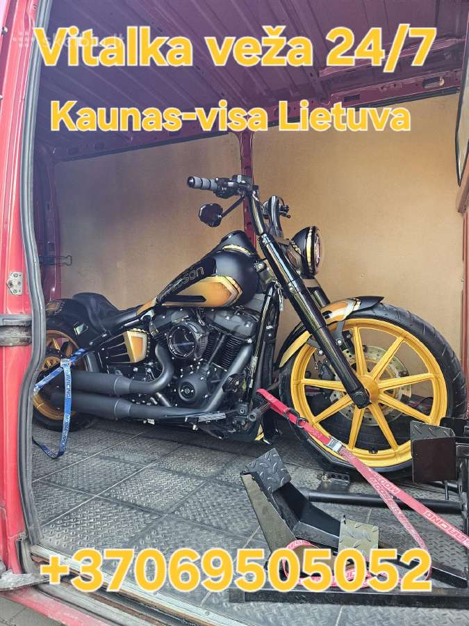 Motociklu pervežimas. Pagalba kelyje 24/7 - nuotraukos Nr. 2