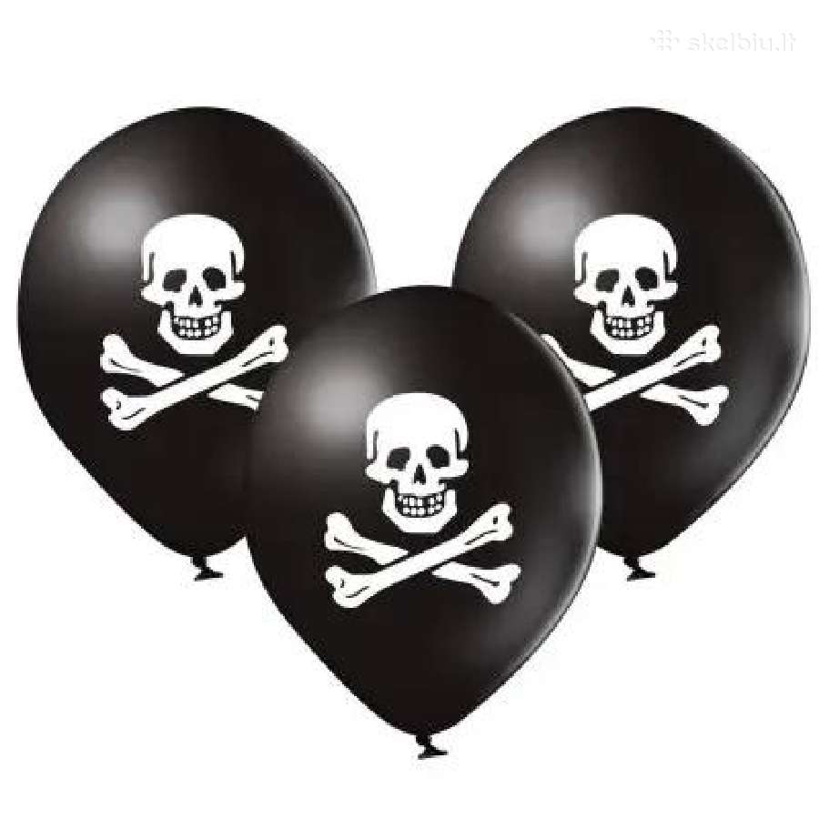 Piratų Gimtadienio Atributika Dekoracijos Šventei - nuotraukos Nr. 25
