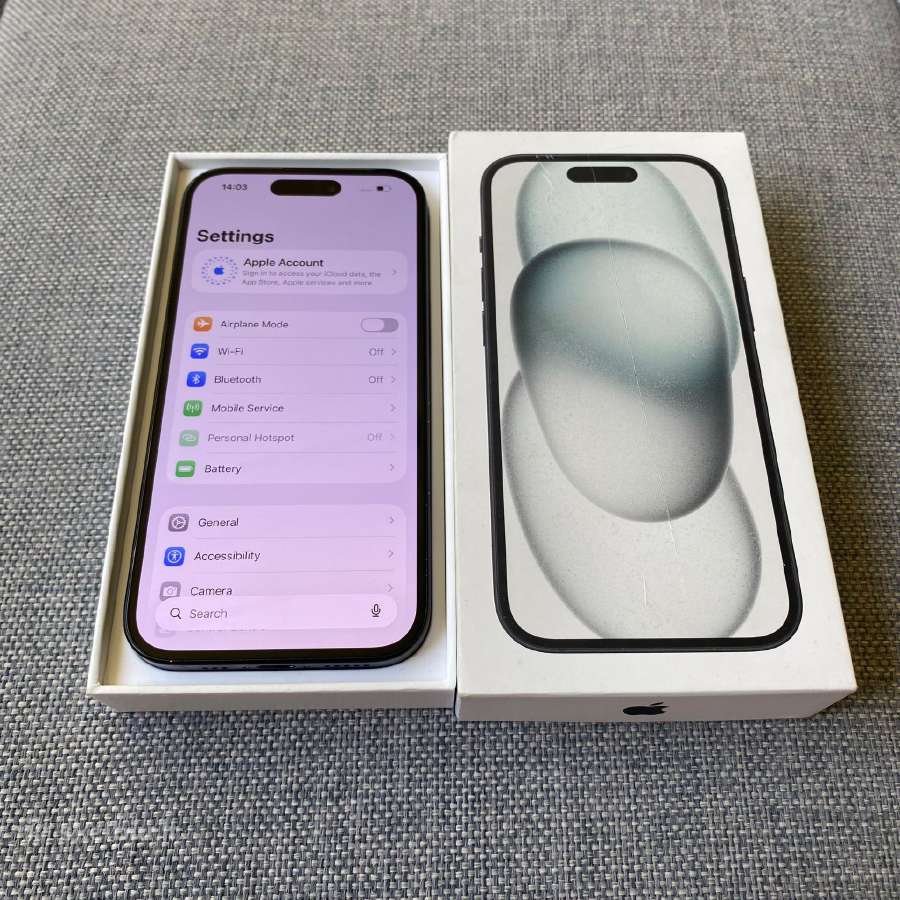 Apple iPhone 15 128gb Black - nuotraukos Nr. 2