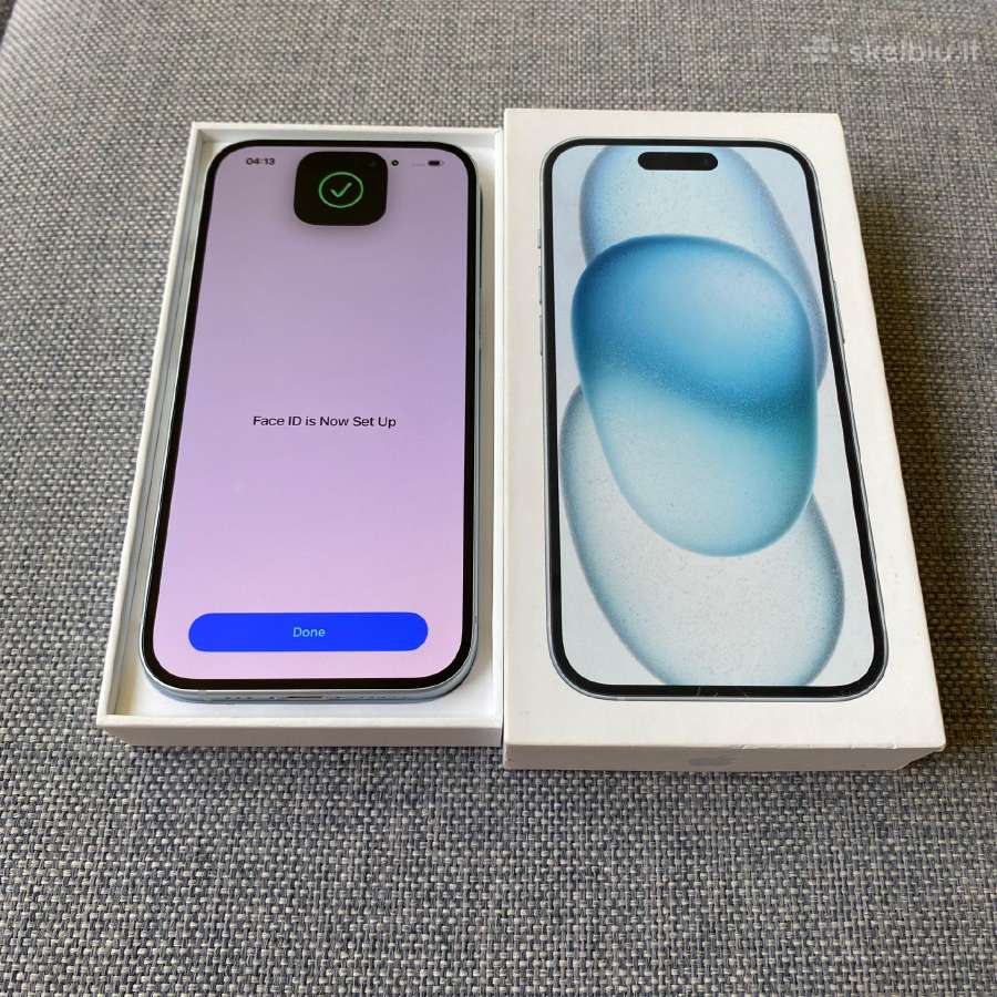Apple iPhone 15 128gb Blue - nuotraukos Nr. 3