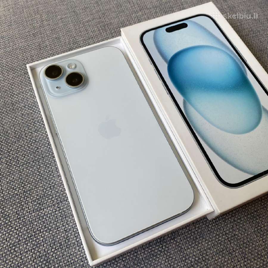 Apple iPhone 15 128gb Blue - nuotraukos Nr. 7