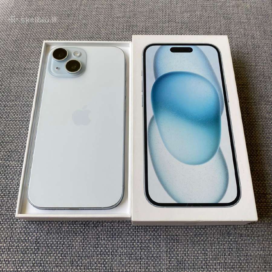 Apple iPhone 15 128gb Blue - nuotraukos Nr. 5