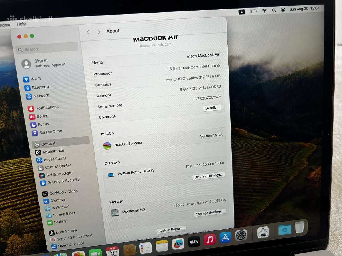 MacBook Air 13 2019 - nuotraukos Nr. 2
