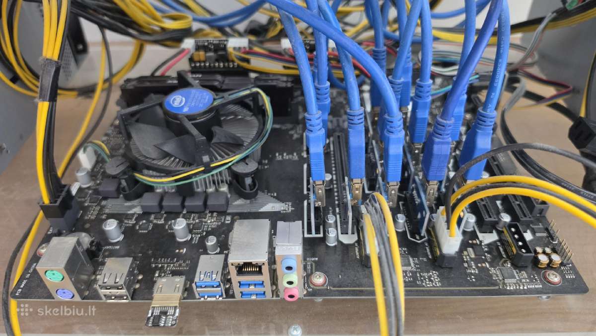 Mining Rig 12 Sapphire Nitro + Rx 580 8gb Se - nuotraukos Nr. 5