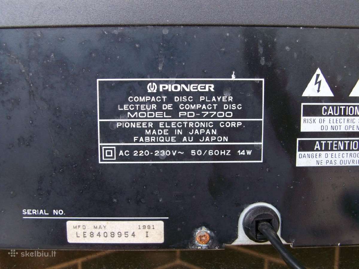 Pioneer 7700,s602,603.m-6,550,400,z82m. Marantz, - nuotraukos Nr. 6