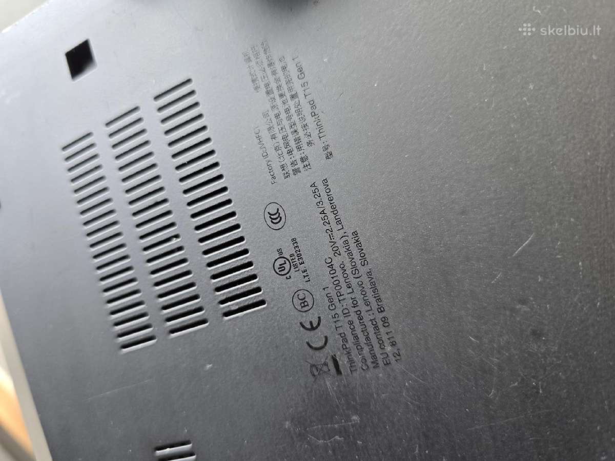 Lenovo Thinkpad T14 Gen 6 / Ultra 5 / 32gb / 512gb - nuotraukos Nr. 6