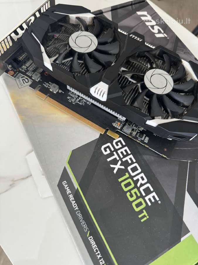 Msi Geforce Gtx 1050 Ti 4gb Oc vaizdo plokštė - nuotraukos Nr. 3