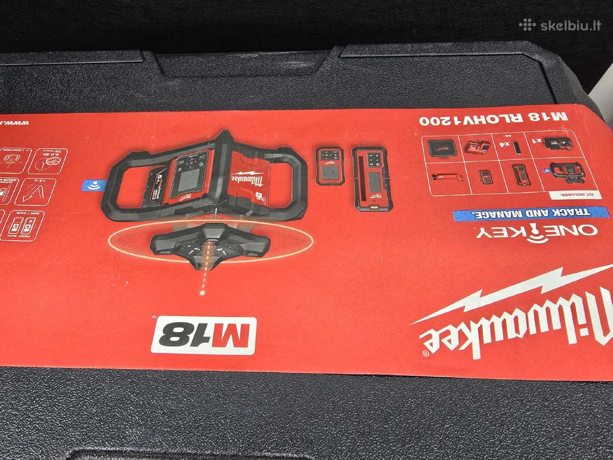 Rotaciniai nivelyrai Bosch, Leica hilti - nuotraukos Nr. 9