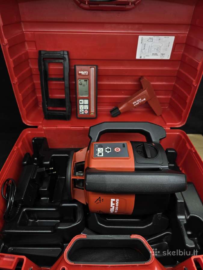 Rotaciniai nivelyrai Bosch, Leica hilti - nuotraukos Nr. 10