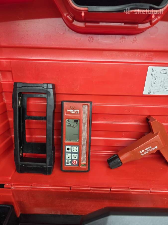 Rotaciniai nivelyrai Bosch, Leica hilti - nuotraukos Nr. 4
