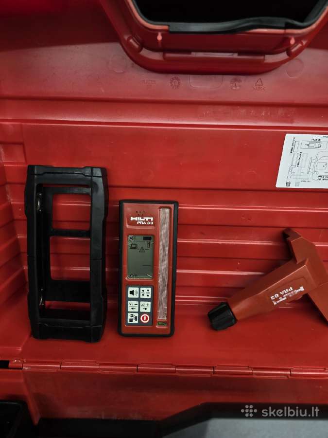 Rotaciniai nivelyrai Bosch, Leica hilti - nuotraukos Nr. 12