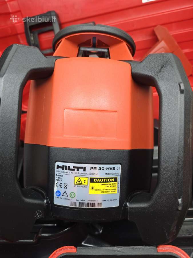 Rotaciniai nivelyrai Bosch, Leica hilti - nuotraukos Nr. 5