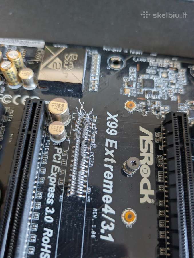 Asrock X99 Extreme4/3.1 (dalims/remontui) - nuotraukos Nr. 3