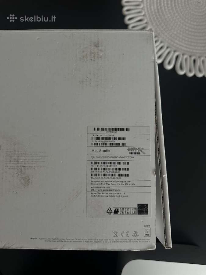 Mac Studio (2023) M2 Max / 64gb RAM / 1tb - nuotraukos Nr. 5