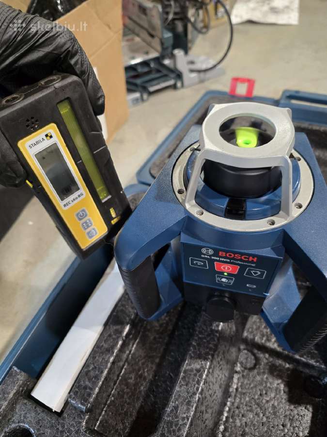 Rotaciniai nivelyrai Bosch, Leica hilti - nuotraukos Nr. 19