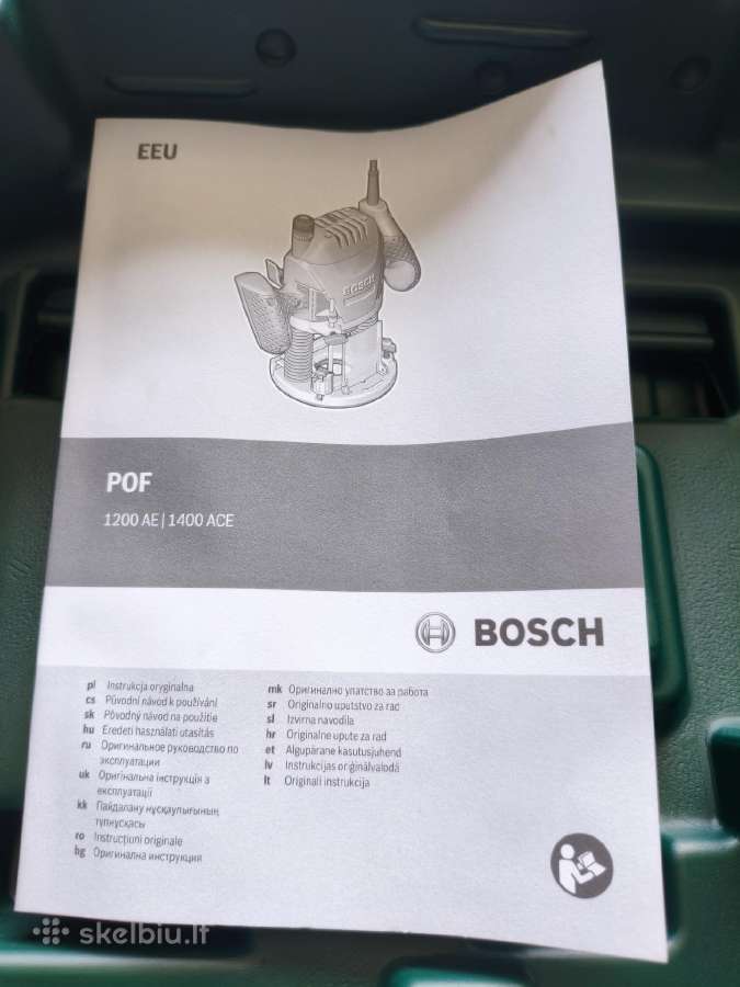 Parduodu frezą Bosch Pof 1400 Ace - nuotraukos Nr. 3