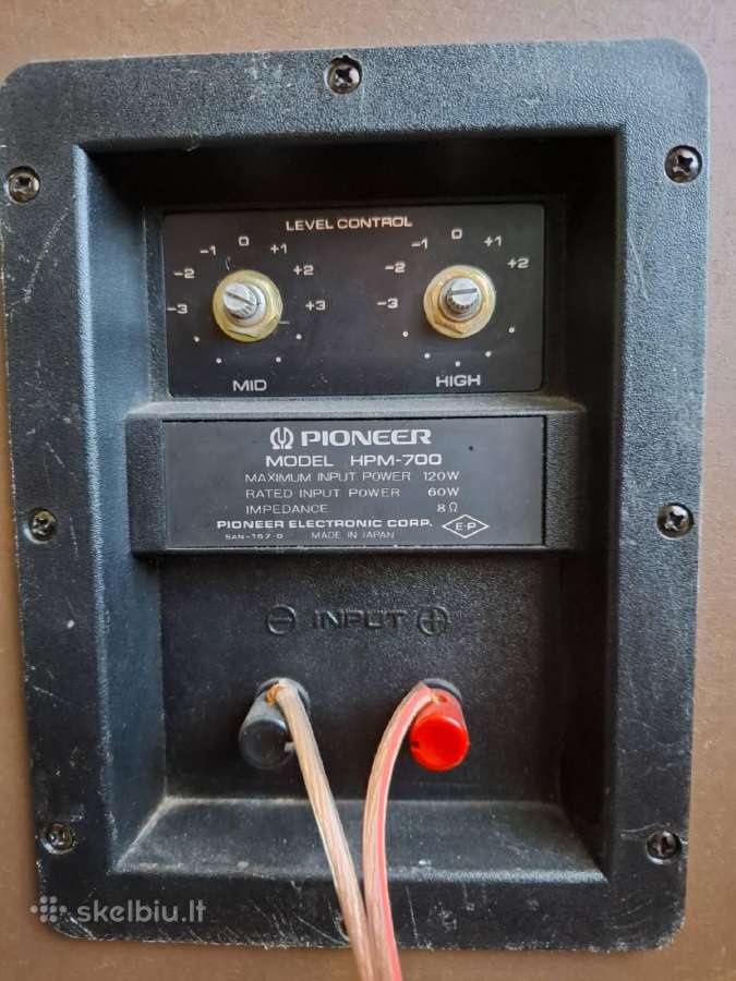 Vintažinės Pioneer kolonėlės Hpm 700 - nuotraukos Nr. 2