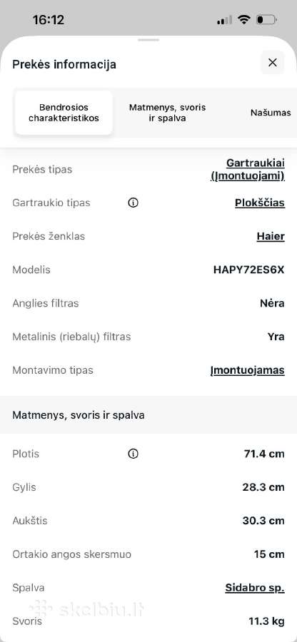 Įmontuojamas gartraukis - nuotraukos Nr. 2