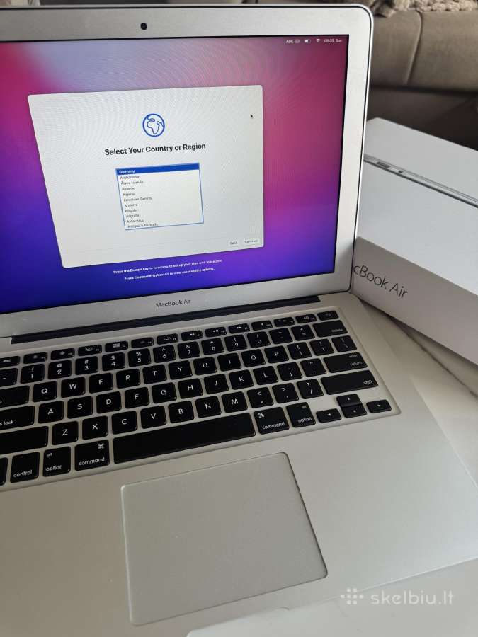 Apple MacBook Air 13 2017 / i5 / 8gb / 128gb - nuotraukos Nr. 2