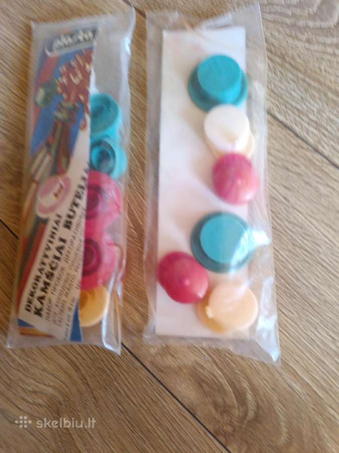 Vintažiniai „plasta“ dekoratyviniai kamščiai - nuotraukos Nr. 2
