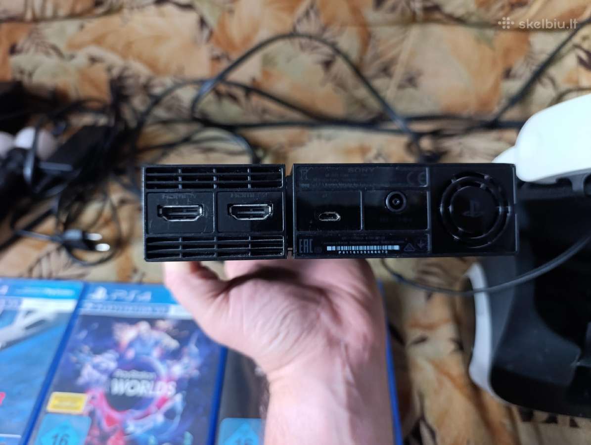 Playstation 4 fat +Vr komplektas 1tb atrišta - nuotraukos Nr. 5