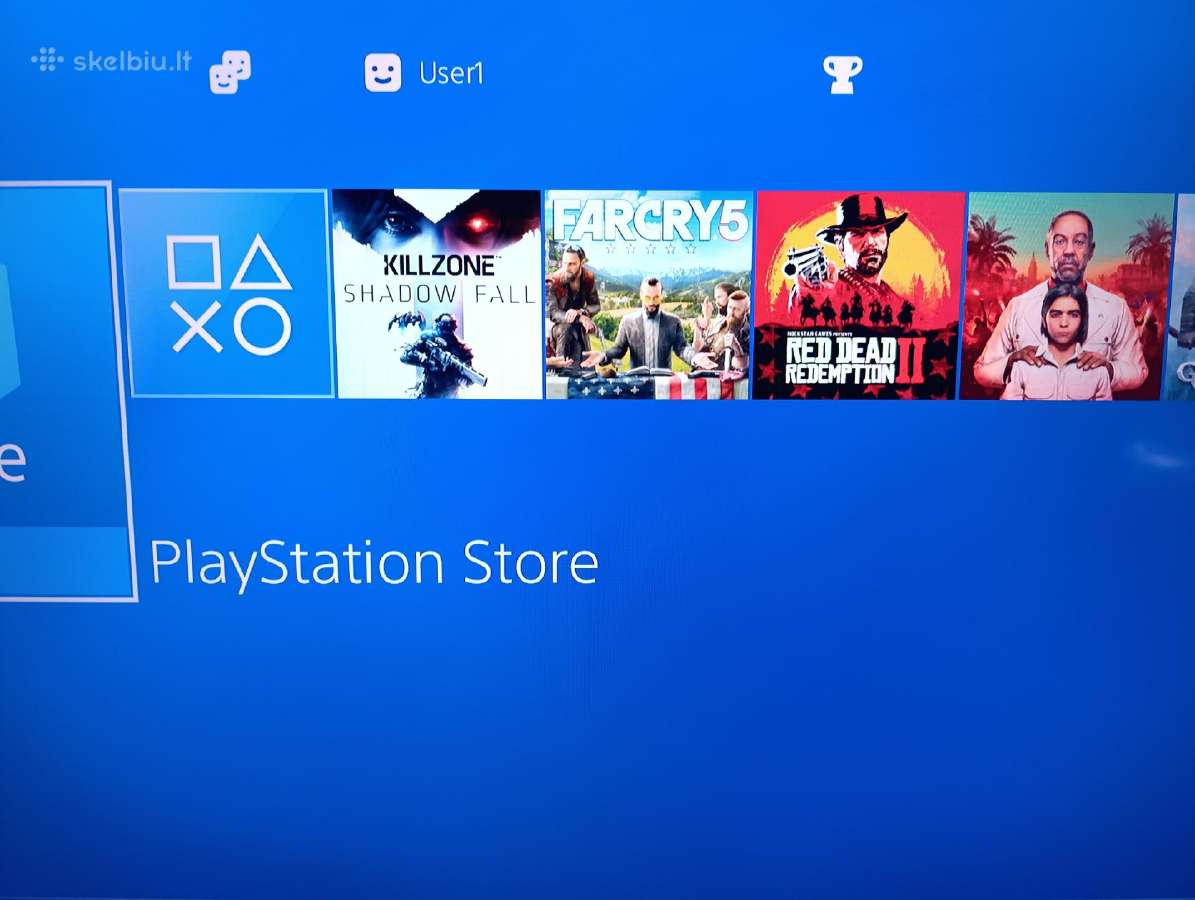 Playstation 4 fat +Vr komplektas 1tb atrišta - nuotraukos Nr. 6