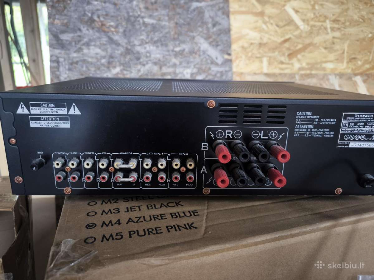 Pioneer A-445 stiprintuvas - nuotraukos Nr. 2