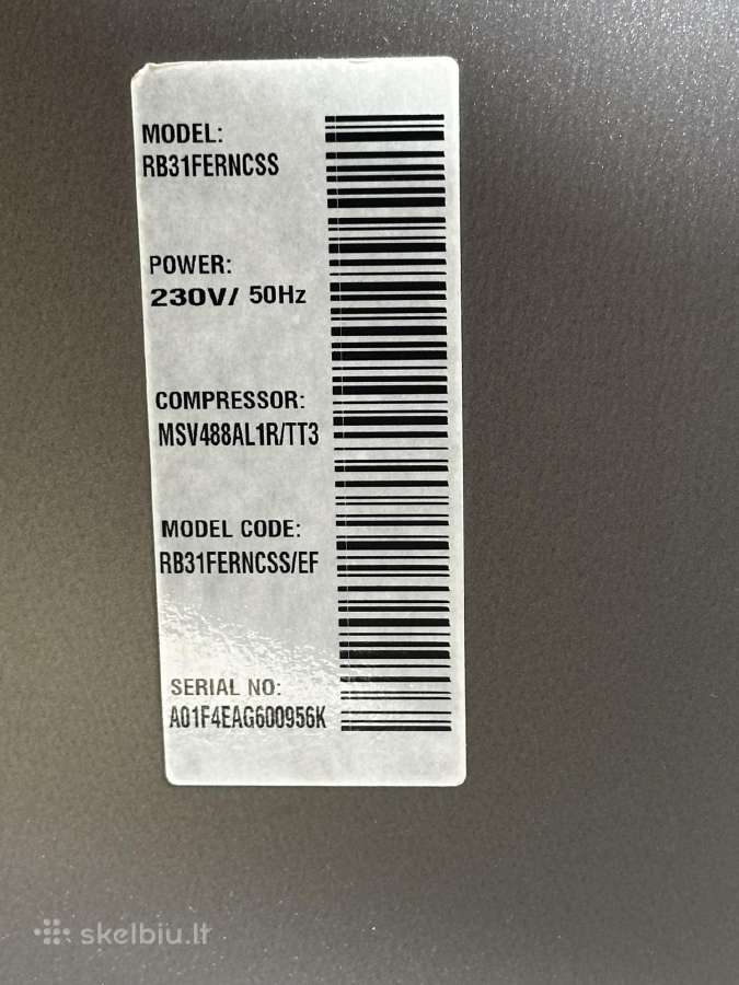 Samsung No Frost šaldytuvas Rb31ferncss - nuotraukos Nr. 7