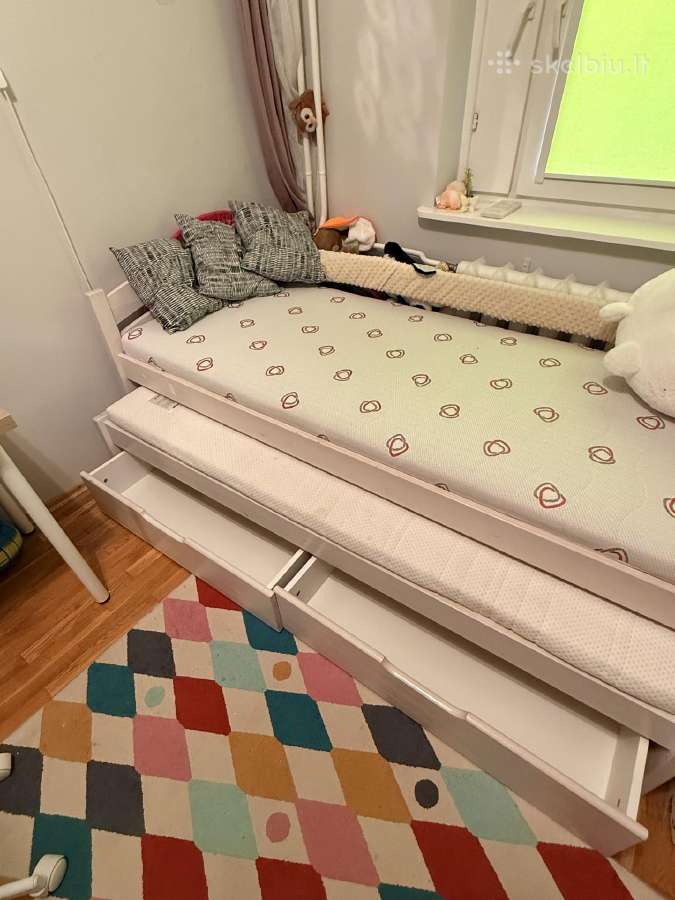 Dviejų aukštų lova 80x200 miegama dalis - nuotraukos Nr. 2