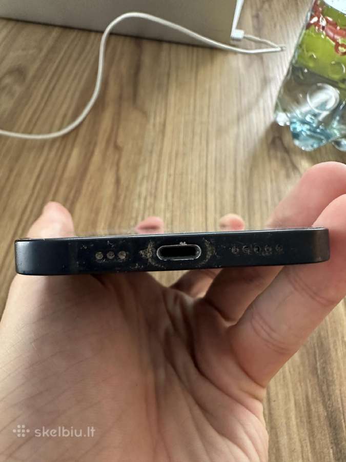 iPhone 12 Black 77% baterija Sugedęs krovimo - nuotraukos Nr. 5