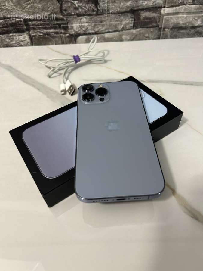 iPhone 13 Pro Max 128gb 79% Light blue - nuotraukos Nr. 4