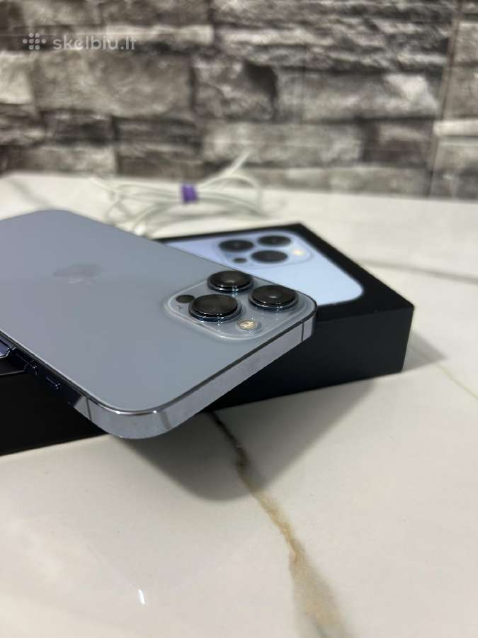 iPhone 13 Pro Max 128gb 79% Light blue - nuotraukos Nr. 6