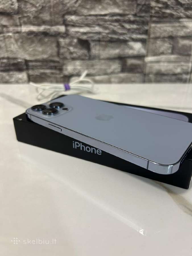 iPhone 13 Pro Max 128gb 79% Light blue - nuotraukos Nr. 3