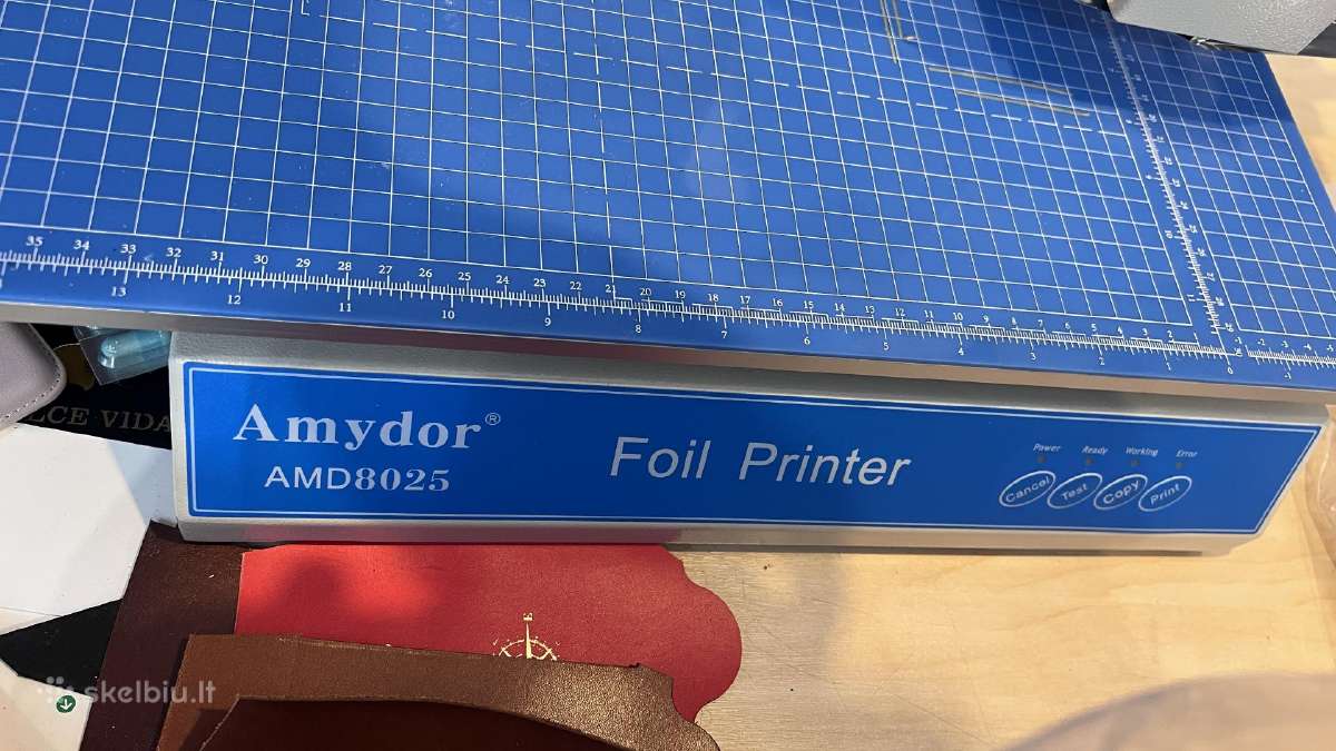 Amydor Amd8025 folijavimo spausdintuvas - nuotraukos Nr. 3