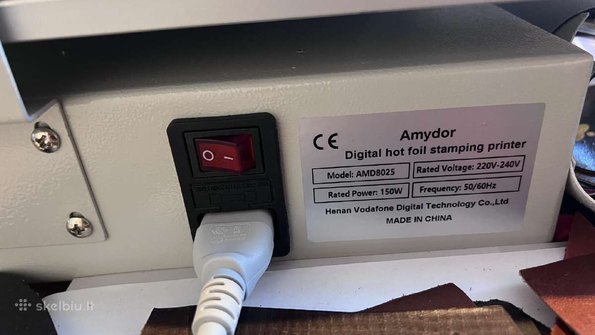 Amydor Amd8025 folijavimo spausdintuvas - nuotraukos Nr. 5