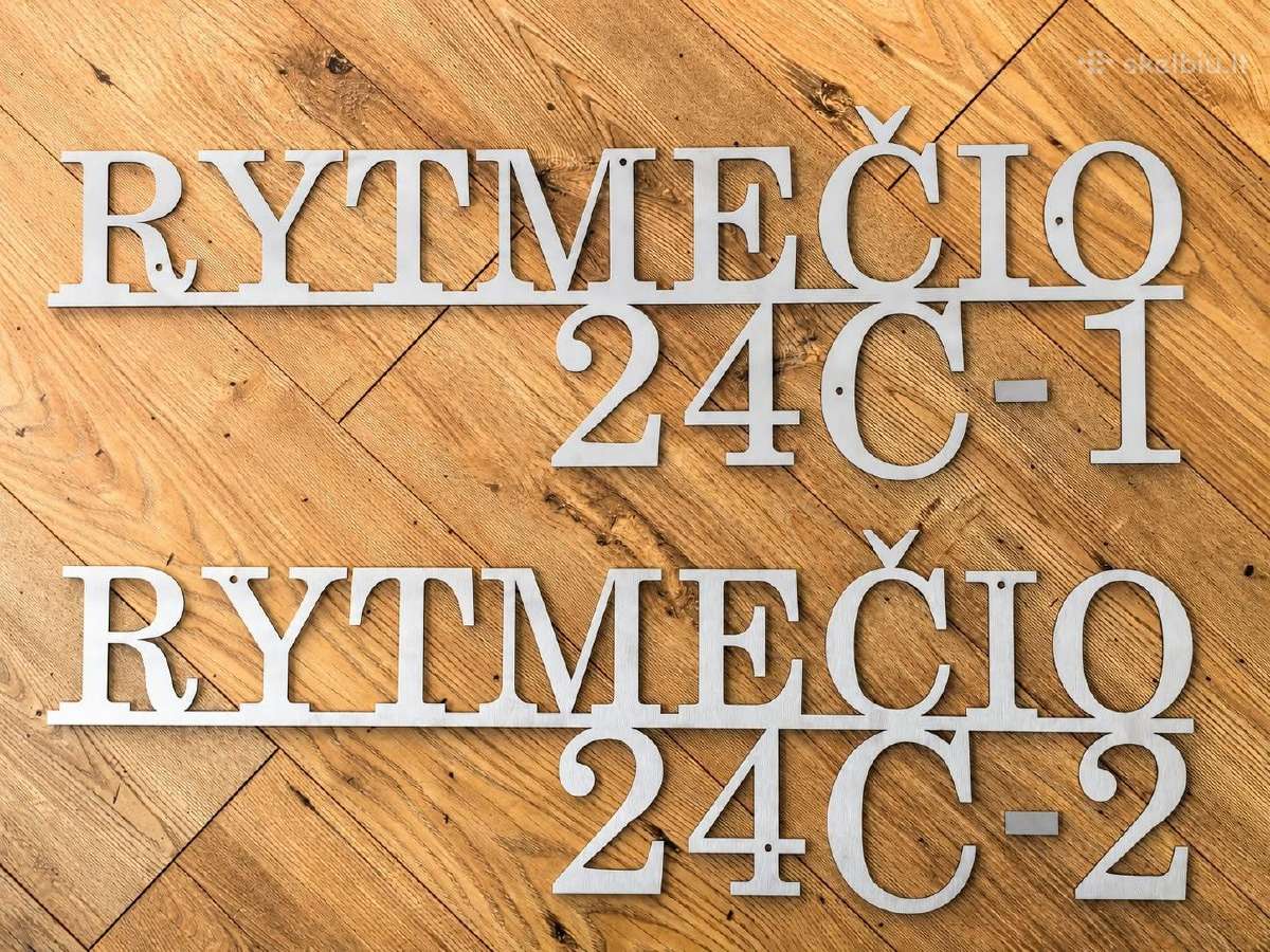 Metalinės adreso lentelės pagal užsakymą - nuotraukos Nr. 10