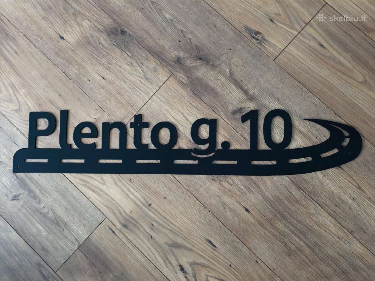 Metalinės adreso lentelės pagal užsakymą - nuotraukos Nr. 13