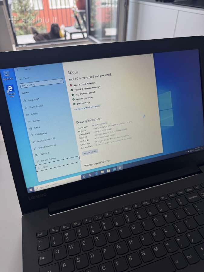Lenovo Ideapad 320 15.6 / N4200 / 4gb / 1tb HDD - nuotraukos Nr. 2