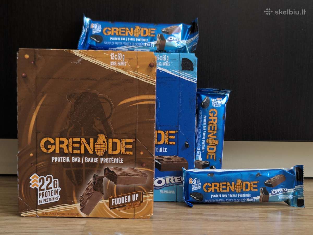 Grenade Protein Bar (Oreo ir Fudged Up skoniai) - nuotraukos Nr. 2