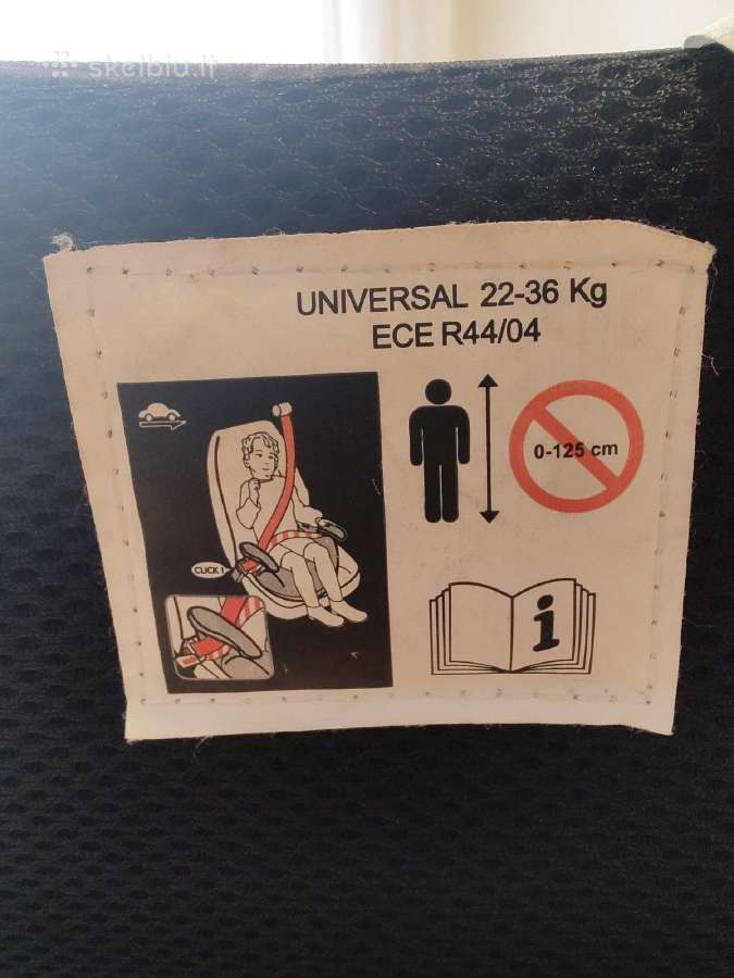 Auto kėdutė-paaukštinimas - nuotraukos Nr. 3