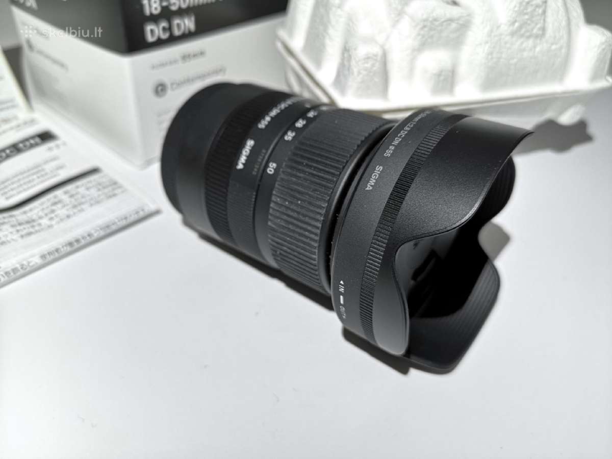 Sigma 18-50mm f/2.8 Dc Dn Contemporary Sony - nuotraukos Nr. 4