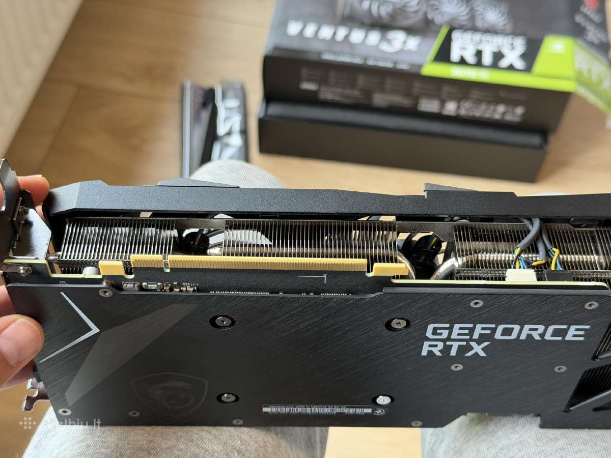 Vaizdo plokštė Msi Geforce Rtx 3070 Ti - nuotraukos Nr. 3