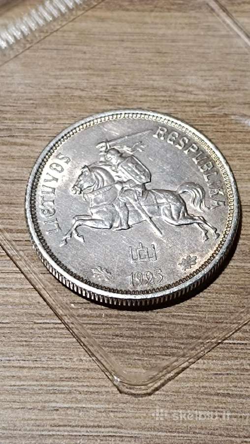 1925 m. 5 litai - nuotraukos Nr. 4