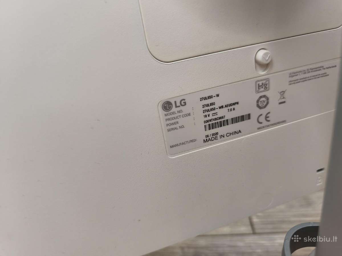 LG 27ul850 Monitorius 27in - nuotraukos Nr. 4