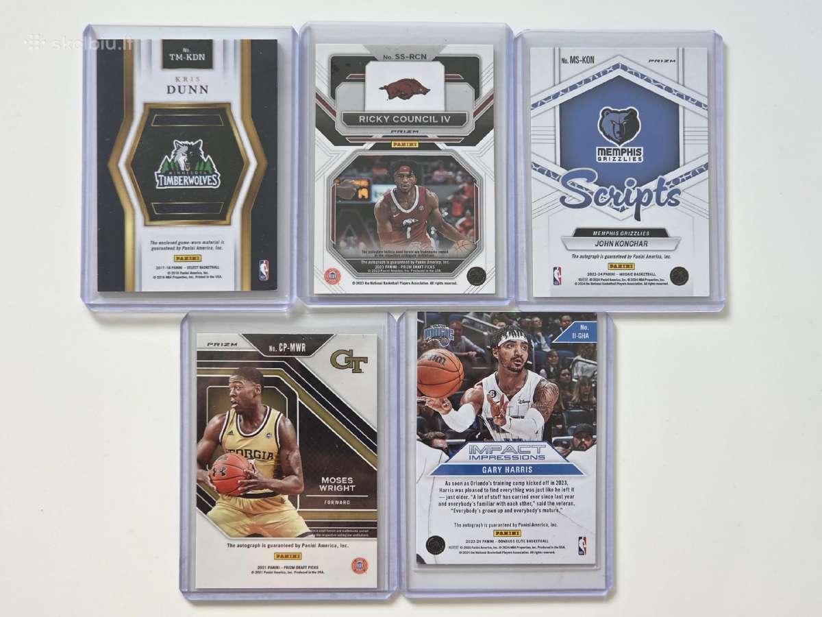 Nba players cards Auto mix - nuotraukos Nr. 2