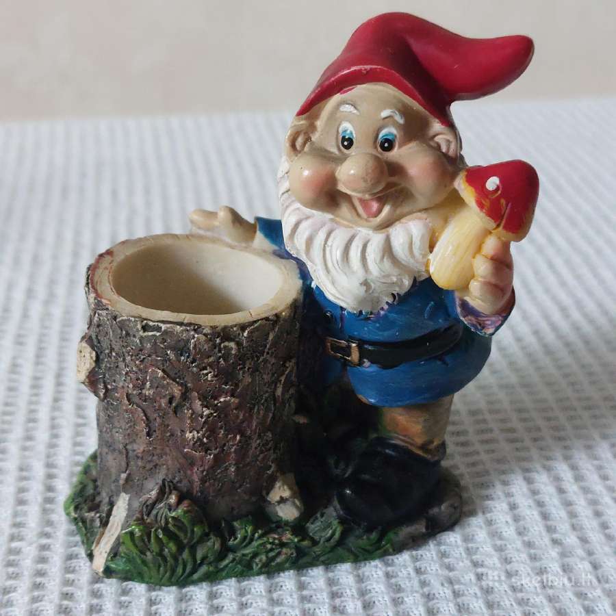 2 ( dvi ) figūrėlės-žvakidės " Nykštukai ". - nuotraukos Nr. 7