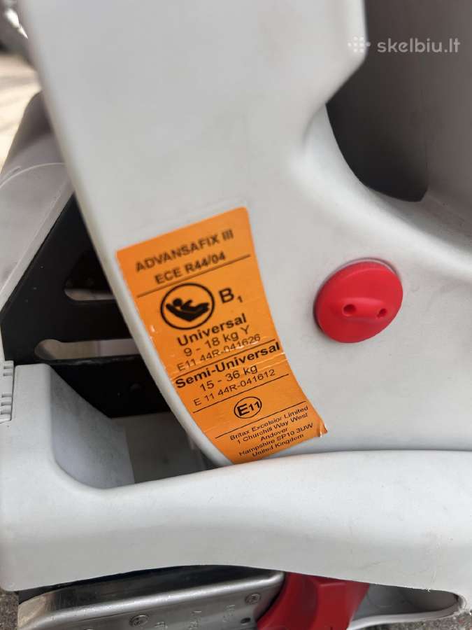 Autokėdutė Britax Römer Advansafix III Sict - nuotraukos Nr. 5